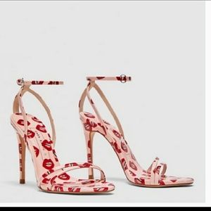 ZARA lips heels
